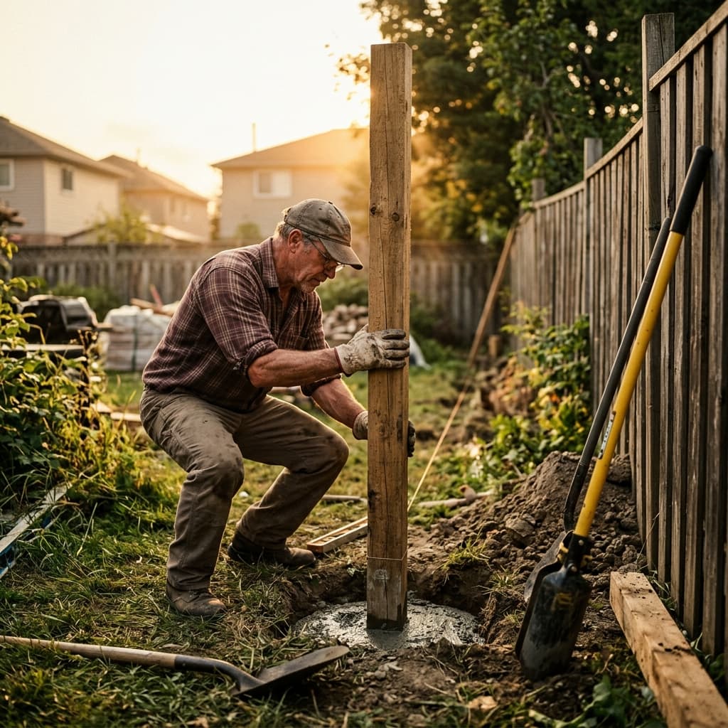 Fencing professional in Markham, Ontario — editorial portrait.