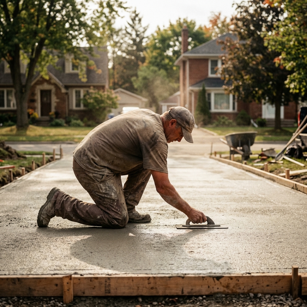 Concrete professional in Waterloo, Ontario — editorial portrait.